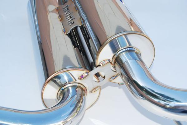 Invidia 07+ Infiniti G37 Coupe Gemini Rolled Titanium Tip Cat-back Exhaust