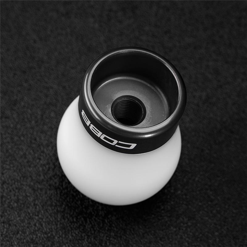 Cobb Ford 13-14 Focus ST/14-15 Fiesta ST White Shift Knob - Black Base
