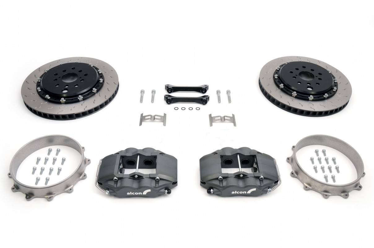 RCM / Alcon 4-Pot Rear Motorsports Brake Kit 343mm (04+ STI) - AFR Autoworks