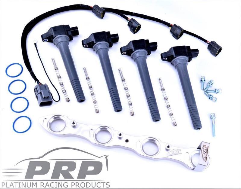 Platinum Racing Products - Nissan SR20 Coil Kit for Series 2 S14, S15, 180 Type X - Small Hole Rocker Cover - AFR Autoworks