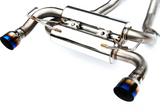 Invidia 2022+ Nissan Z 70mm Gemini Cat Back Exhaust - Single Layer TI Tips