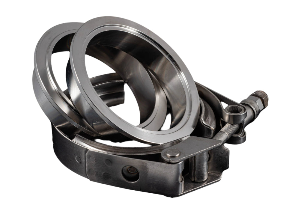 2.5" Stainless Steel V-Band Flange Assembly with Clamp