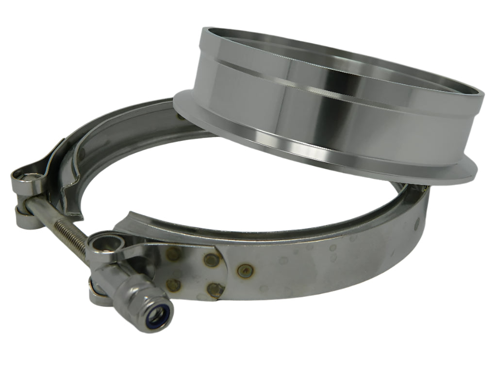 5.75" S400 T6 Chassis Marmon Downpipe Flange W/Clamp