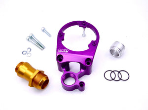 Platinum Racing Products - Twin Cam Pro CAS Bracket With Optional -20AN Head Drain Fittings