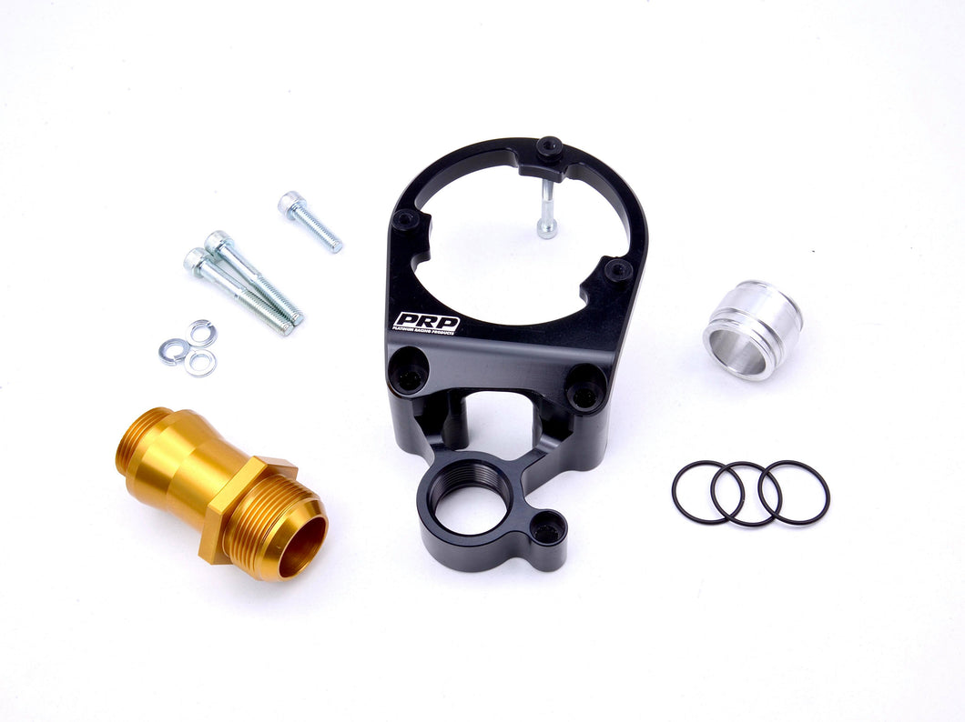 Platinum Racing Products - Twin Cam Pro CAS Bracket With Optional -20AN Head Drain Fittings