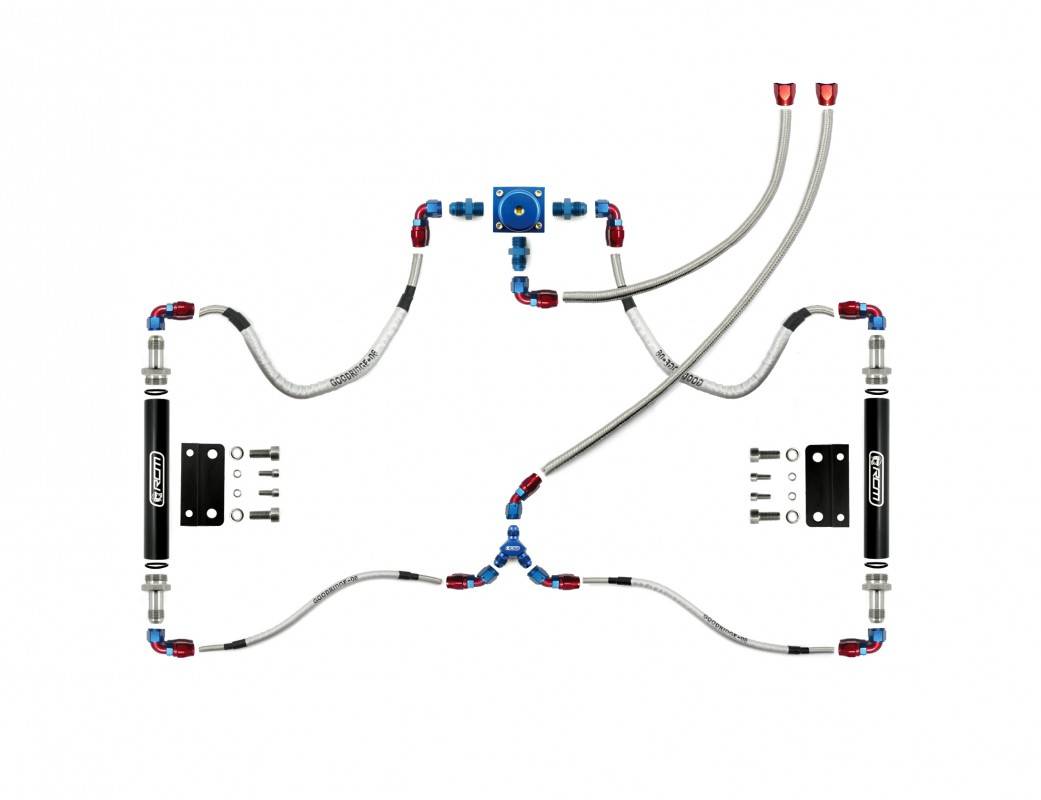 RCM Parallel Fuel Rail Kit & Performance Fuel Regulator (Subaru) - AFR Autoworks