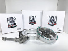 Load image into Gallery viewer, 3.5&quot; Aluminum V-Band Flange Assembly with Clamp - Black Sheep Industries Inc.
