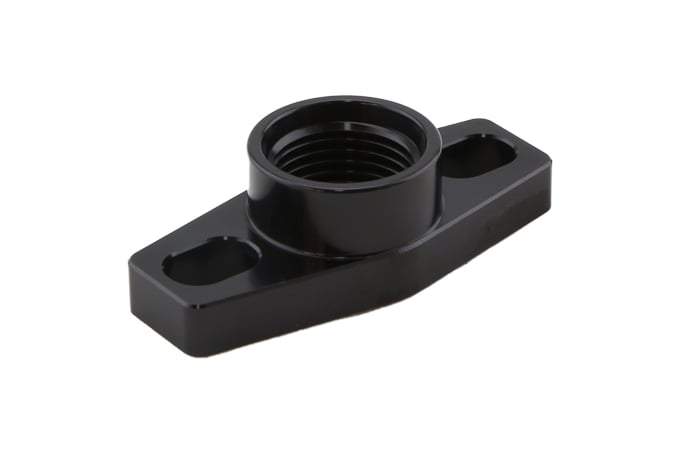 Turbosmart - Billet Turbo Drain Adapter – 38-44mm Slotted Unl Small Frame
