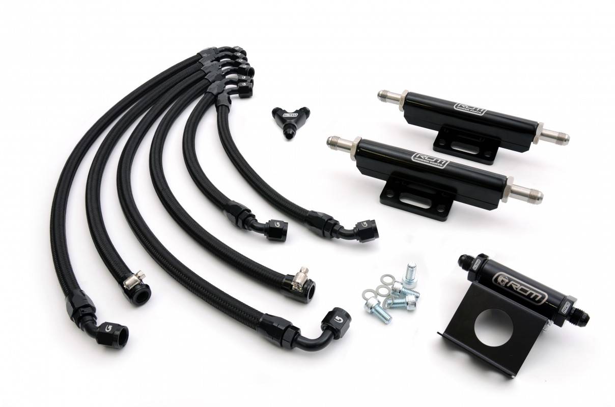 RCM Parallel Fuel Rail Kit & Standard Fuel Regulator (Subaru) - AFR Autoworks