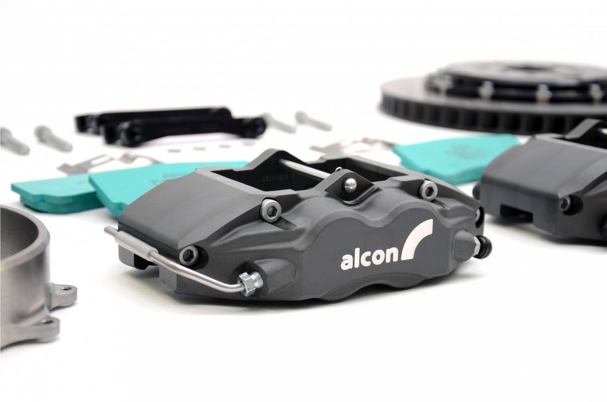 RCM / Alcon 4-Pot Rear Motorsports Brake Kit 343mm (04+ STI) - AFR Autoworks