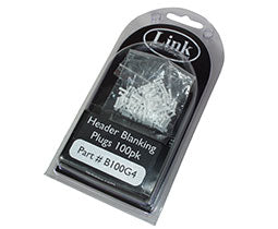 LINK  B100G4 - 100 PACK BLANKING PLUGS