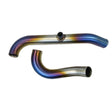 ETS 03-06 Mitsubishi Evo 8/9 2.5" Titanium Short Route Upper Intercooler Piping - AFR Autoworks