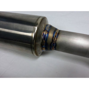 ETS 08-16 Mitsubishi Evo X Titanium Single Exit Exhaust System - Mitsubishi Evolution X