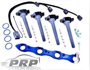 Platinum Racing Products - Nissan SR20 Coil Kit for S13 & Series 1 S14 & 180SX, Big Hole Rocker Cover
