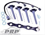 Platinum Racing Products - Nissan SR20 Coil Kit for S13 & Series 1 S14 & 180SX, Big Hole Rocker Cover - AFR Autoworks